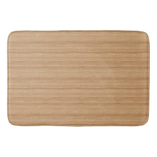 Tapis De Bain Texture de grain de bois chaud avec un flux nature
