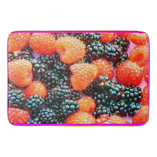 Tapis De Bain "The Mix of Berries" jolie photo. Commandez dès ma (Devant)