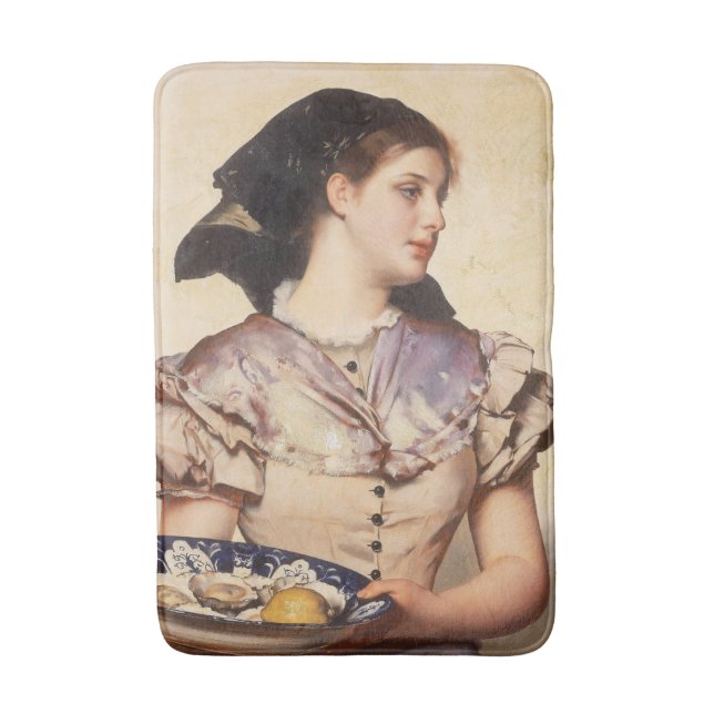 Tapis De Bain The Oyster Girl (par Karl Gussow) (Devant (Vertical))