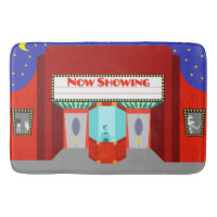 Théâtre de cinéma rétro Mat de bain