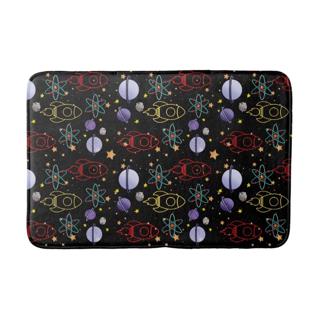 Tapis De Bain Thème Espace (Devant)