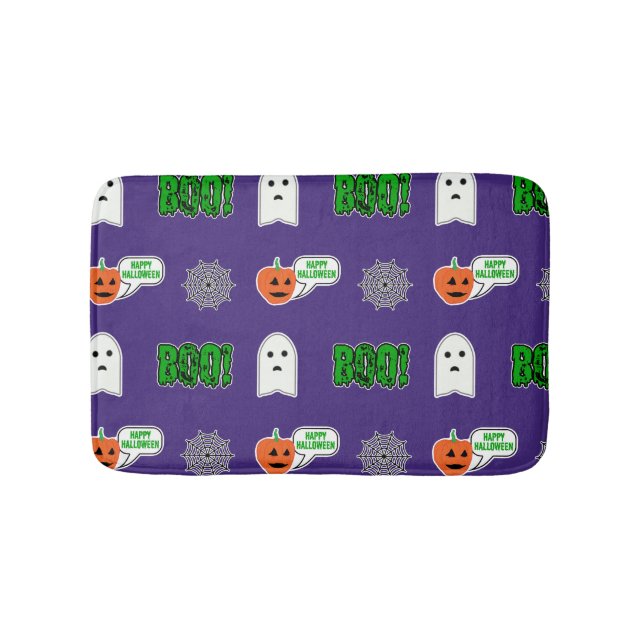 Tapis De Bain Thème Halloween éffrayant (Devant)