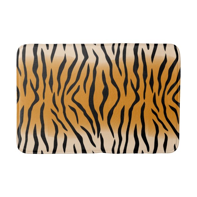 Tapis De Bain Tiger Stripes Motif Bain Mat (Devant)