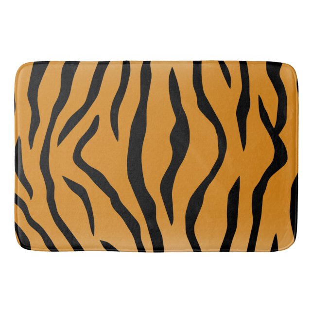 Tapis De Bain Tiger stripes pattern (Devant)