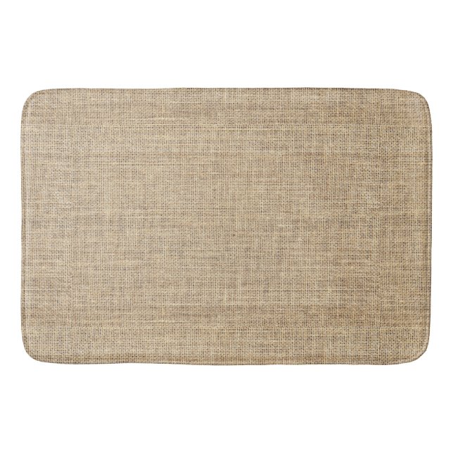 Tapis De Bain Toile de jute rustique de cru de pays (Devant)