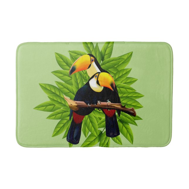 Tapis De Bain Toucan Duo Green (Devant)