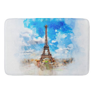 Tapis De Bain Tour Eiffel
