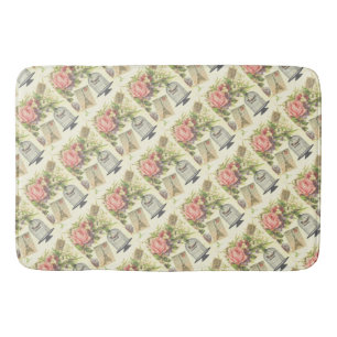 Tapis De Bain Tour Eiffel Thème français Vintage Paris Bain Mat