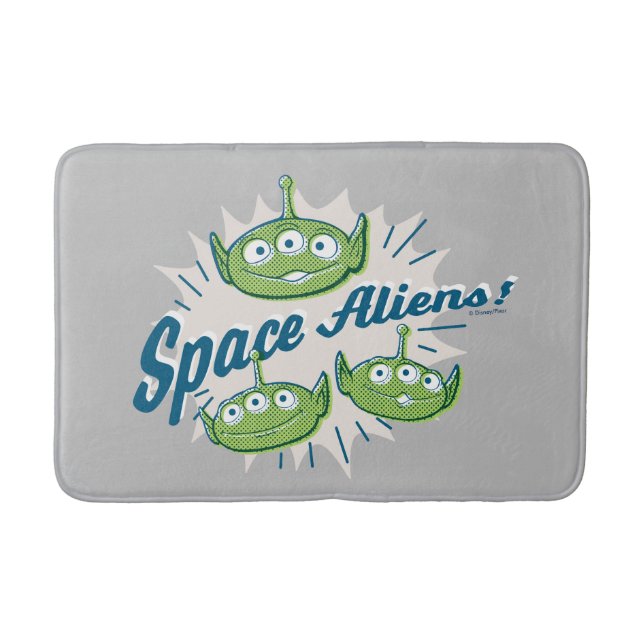 Tapis De Bain Toy Story 4| "Aliens spatiaux" Retro Graphisme (Devant)