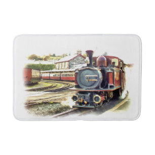 TAPIS DE BAIN TRAIN À VAPEUR