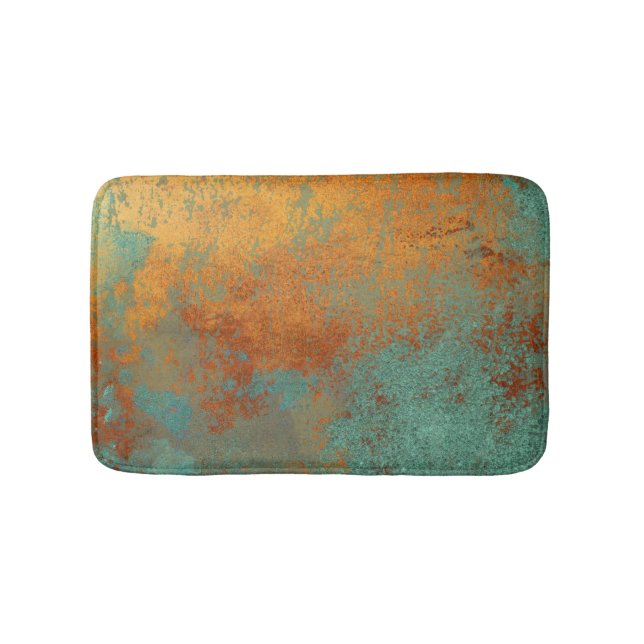 Tapis De Bain Trendy Rich Copper Patina Metallic (Devant)