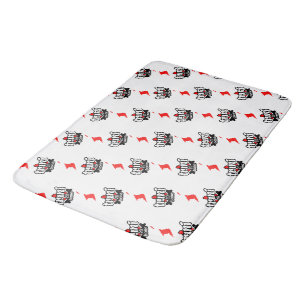 Tapis De Bain Trini to de Bone with Islands Carte Anglais sur WH