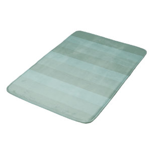 Tapis De Bain Trois nuances de rayures vertes