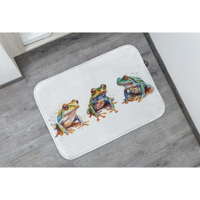 Tapis De Bain Trois petites grenouilles (Créateur téléchargé)