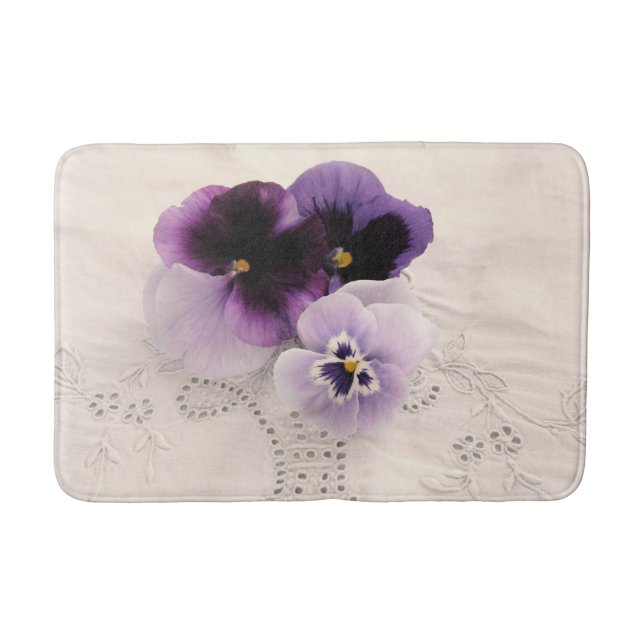 Tapis De Bain Trois volets violets (Devant)
