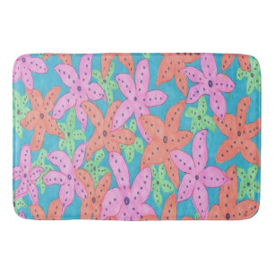 Tapis De Bain Tropical Starfish Bath Mat