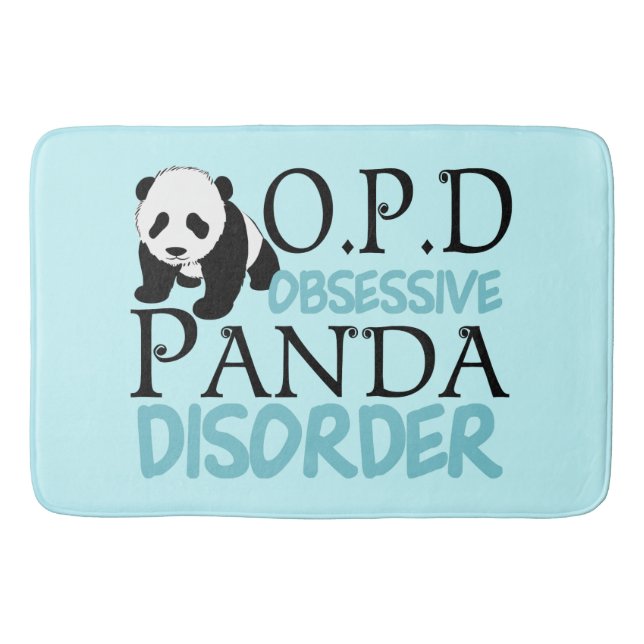 Tapis De Bain Trouble obsessionnel du panda (Devant)