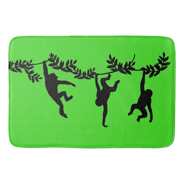 Tapis De Bain Troupe de singe (Devant)