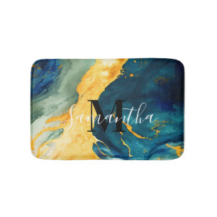 Tapis De Bain Turquoise