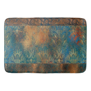 Tapis De Bain Turquoise Cooper Turquoise Patina