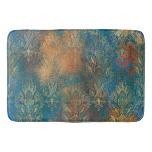 Tapis De Bain Turquoise rideau de douche Cooper Patina