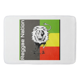 Tapis De Bain Un Mat-Bain De Nation Reggae (Gris)