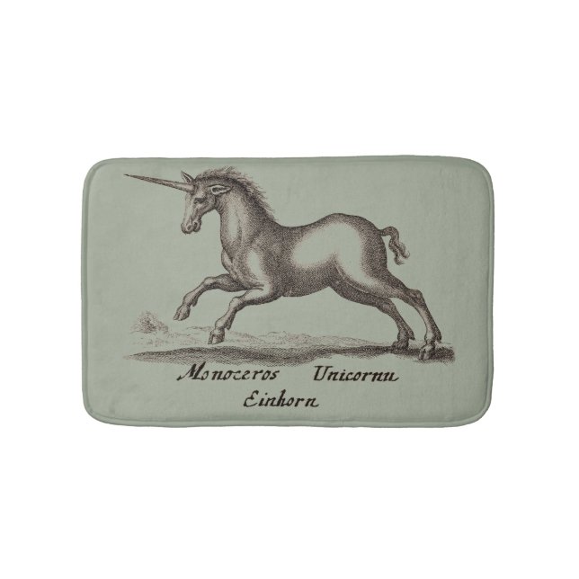 Tapis De Bain Unicorn Classic Running Magic Woodland Créature (Devant)