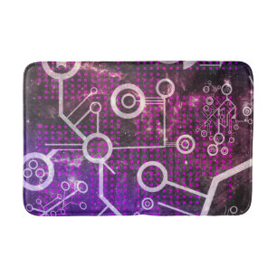Tapis De Bain Univers numérique
