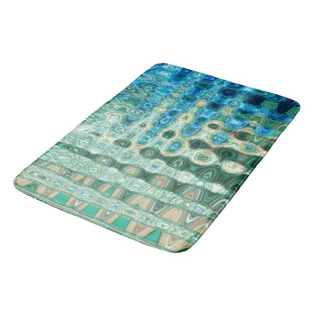 Tapis de bain urbain d'oasis par l'artiste C.L. (Angle)