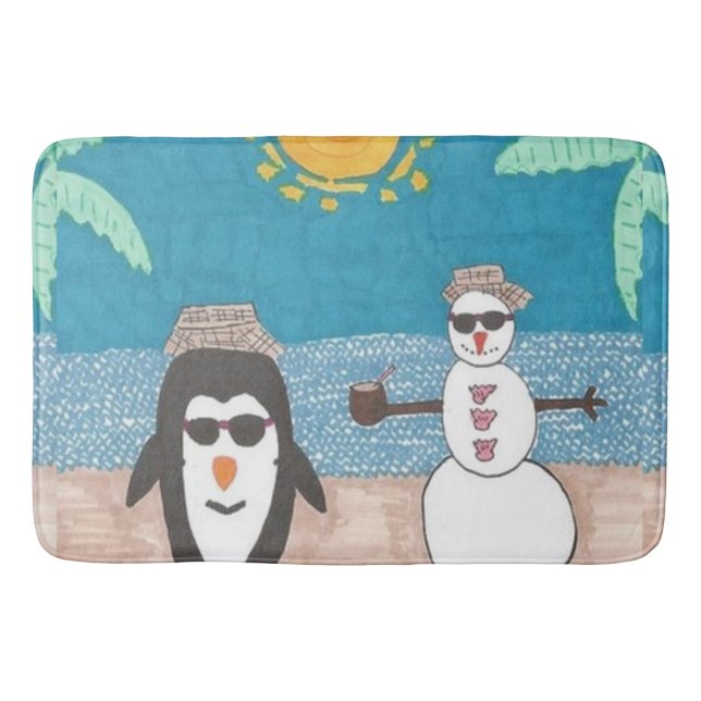 Tapis De Bain Vacances de Noël (Devant)