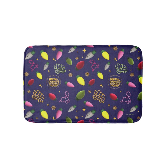 Tapis De Bain Vacances de Noël | Motif de vacances (Devant)