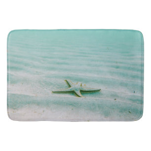 Tapis De Bain Vacances d'été à la plage de l'océan étoile de mer