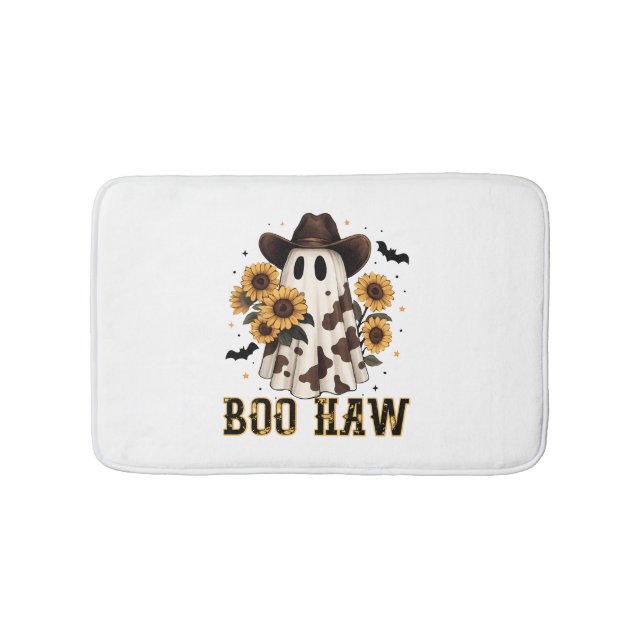 Tapis De Bain Vache de l'Ouest Éffrayant fantôme Bow Haw (Devant)