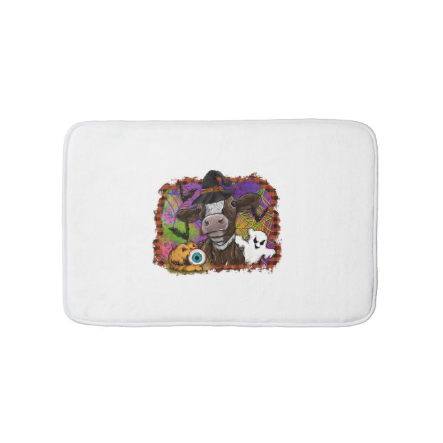 Tapis De Bain Vache d'Halloween (Devant)