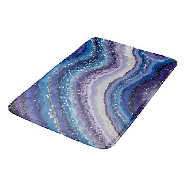Tapis De Bain Vagues d'âge cosmique (Angle)