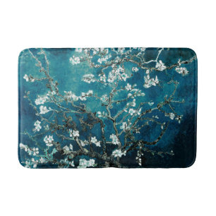 Tapis De Bain Van Gogh Almond Blossoms : Turquoise foncé