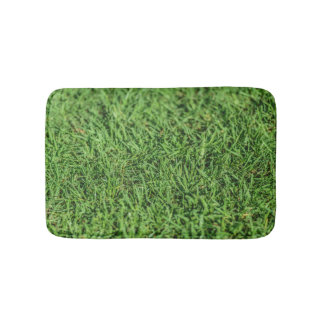 Tapis de bain vert herbeux