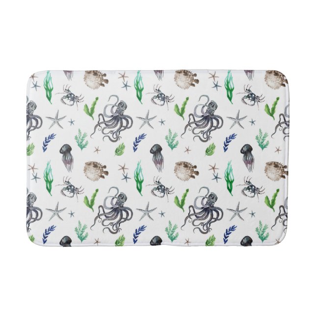 TAPIS DE BAIN VIE MARINE (Devant)