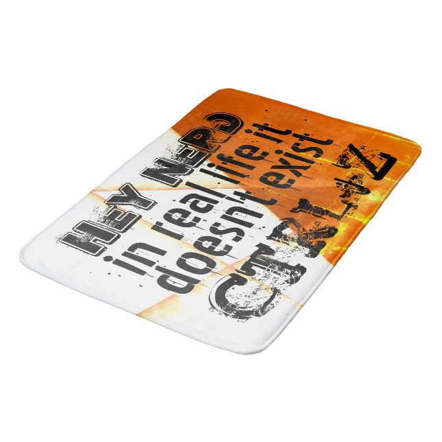 Tapis De Bain Vie réelle il n'y a pas d'annulation, version nerd (Angle)