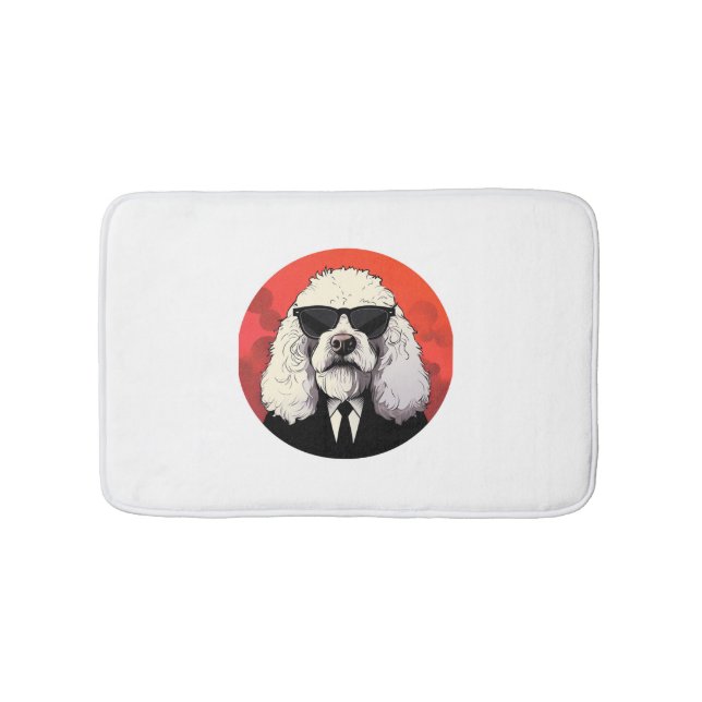 Tapis De Bain Vieux anglais Sheepdog Chien d'affaires (Devant)