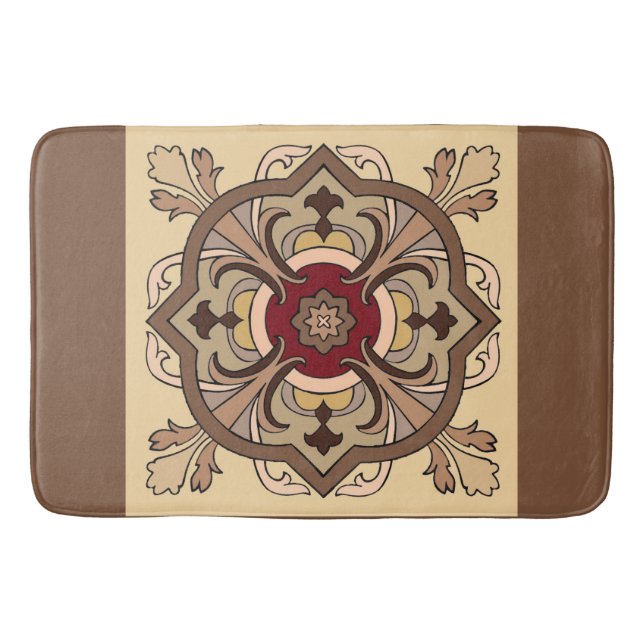 Tapis De Bain Vin au chocolat (Devant)