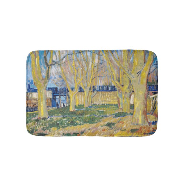 Tapis De Bain Vincent van Gogh - Le Train Bleu (Devant)