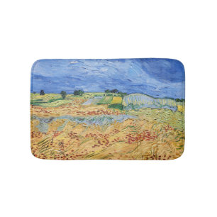 Tapis De Bain Vincent van Gogh - Les champs / Plaine à Auvers