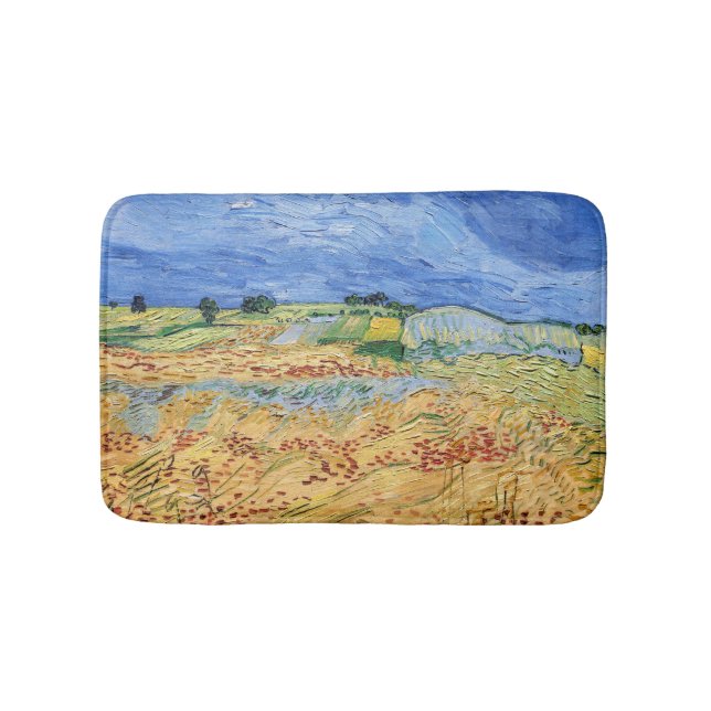 Tapis De Bain Vincent van Gogh - Les champs / Plaine à Auvers (Devant)