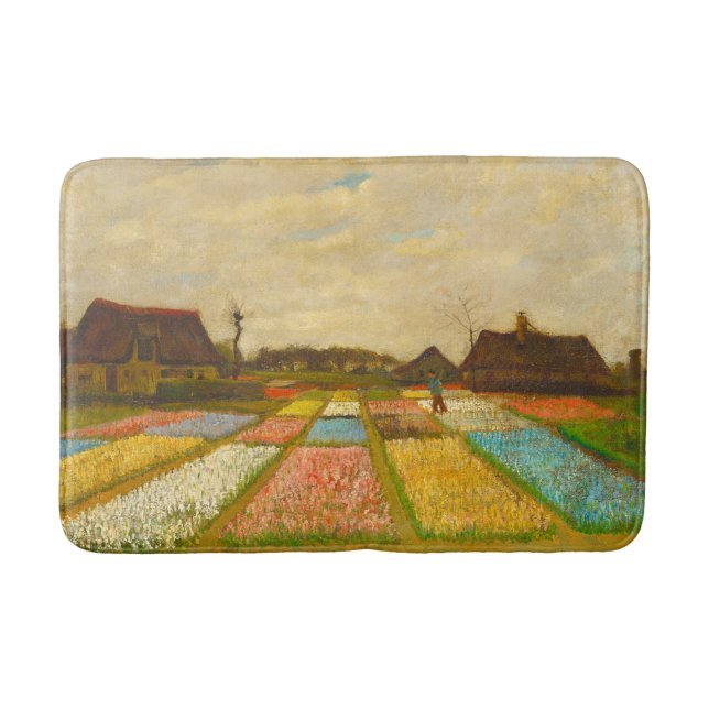Tapis De Bain Vincent van Gogh Lits à fleurs en Hollande (Devant)
