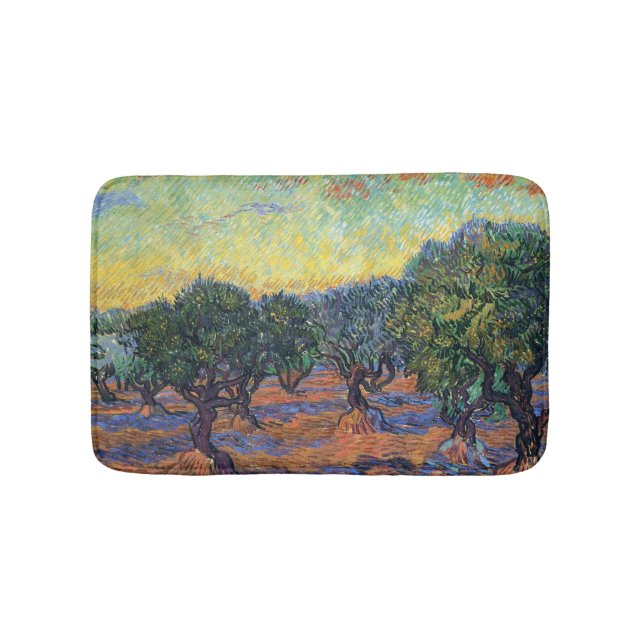 Tapis De Bain Vincent Van Gogh Olive Grove Impressionnisme Art (Devant)