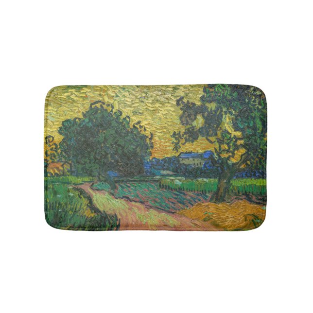 Tapis De Bain Vincent van Gogh - Paysage à Twilight (Devant)