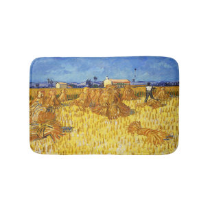 Tapis De Bain Vincent van Gogh - Récolte en Provence