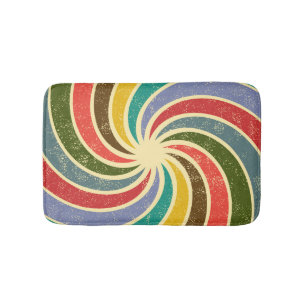 Tapis De Bain Vintage Grunge Abstrait Arrière - plan nettoyable.