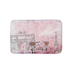 Tapis De Bain Vintage Paris
